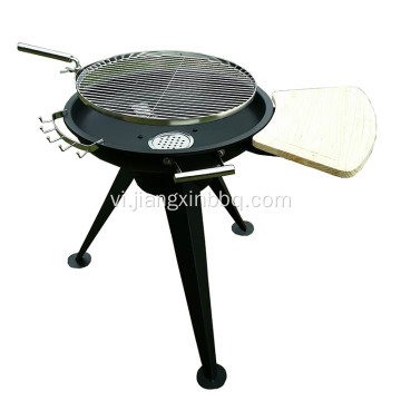 Nướng BBQ than có thể điều chỉnh độ cao lớn